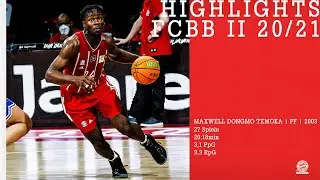 Highlights Maxwell Dongmo Temoka // FCBB2 ProB 2020/21