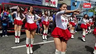 Cachiporras del INFRAMEN en el desfile del correo, El Salvador SV SVL YS Parte 2