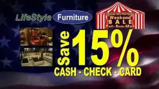 Lifestyle Furniture Labor Day Sale 2011