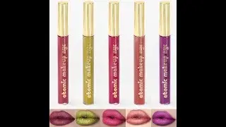 ATOMIC MAKEUP Spring '88 Glimmer POP! Swatches