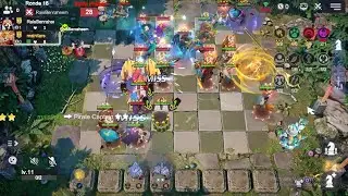 Auto Chess : 9 Warrior - 4 Beast - 2 Cave Clan - 2 Demon Synergy / @mainliars