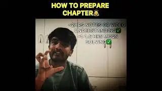4Hrs CHAPTER Done 📝Best Strategy By Smeet Patel for JeeNEET #smeetpatel #motivation#shorts #jeeneet