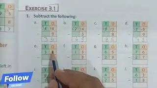 Class 2 Maths Chapter 3 Subtraction Ex 3.1|Maths Xpress Class 2|Worksheet Class 2 Maths| Subtraction