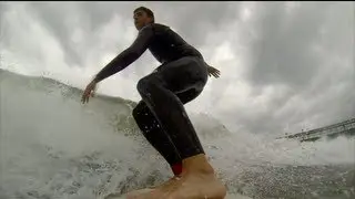 Surfing Boscombe / Bournemouth Beach - GoPro HD