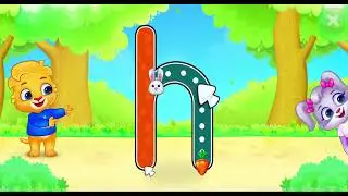 Learn small h alphabet | lowercase abcd  | h for hen 🐔 & helicopter 🚁| kids video