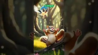 CHIPMUNK AND A BIRD FRIENDSHIP PROMISE STORY    #cute #chipmunk #bird  #aianimals #aistories