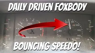 Daily driven foxbody... bouncing speedometer!