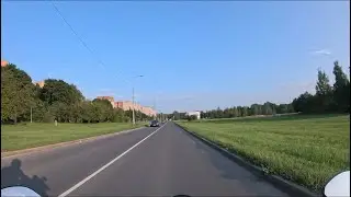 Sunset Ride Around Quiet Chernogolovka | Yamaha XSR700