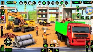 Excavator Construction Driving Simulator 3D -&nbsp;&nbsp;JCB Game Machine Work - Android Gameplay P2 