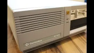 Commodore PC10-III IBM XT Intel 8088 640kb RAM starting MS-Word 5.5