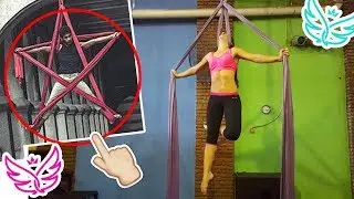 ⭐ TUTORIAL ESTRELLA + POLEA O ESTAFA ACROBACIA EN TELAS | Grupo SILFIDES