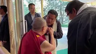 PRAISE TO HHDL BY TWO AMERICAN RED INDIAN COMMUNITY.