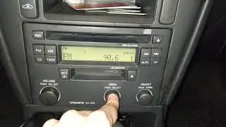 Hidden radio settings HU-655 Volvo s40 2003
