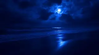 Smart TV Ocean Sleep Therapy | Calming Wave Sounds and Coastal Night Ambience for Relaxation