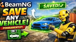 🔥 BeamNG Tutorial: How To SAVE Any Vehicle In Any Map (Permanent Spawn Guide!)