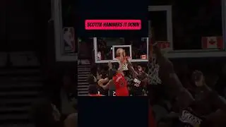 MONSTER Jam by Scottie Barnes for the Toronto Raptors vs Philadelphia 76ers - Raptors vs Sixers 🔥🔥