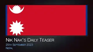 Nik Nak&rsquo;s Daily Teaser &mdash; 25-9-2023 &mdash;&nbsp;Nepal.