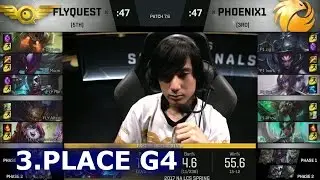 FlyQuest vs Phoenix1 Game 4 | 3rd Place Decider S7 NA LCS Spring 2017 | FLY vs P1 G4 1080p