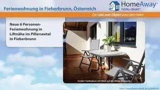 Tirol: Neue 6 Personen-Ferienwohnung in Liftn&auml;he im Pillerseetal in - FeWo-direkt.de Video