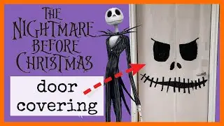 💀🚪Create a Nightmare Before Christmas Door Covering