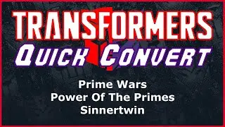 Transformers Prime Wars Power Of The Primes Deluxe Sinnertwin | Quick Convert