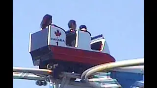 Toboggan Nordique (2010 Off-Ride Footage) - La Ronde Theme Park Montr&eacute;al Canada
