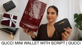 GUCCI MINI WALLET WITH SCRIPT | GUCCI | Review