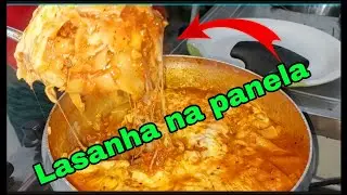 Como fazer lasanha na panela, depois que fiz assim nunca mais quero de outro jeito, é deliciosa!!