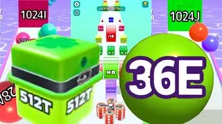 Bounce Merge 3D 36E vs Ball Run 2048 Infinity Mode vs Jelly Run 2048 Ultimate Gameplay #ballgamezone