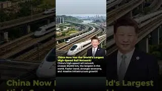 China has officially surpassed 50,000 km of operational high-speed rail, making it the largest high