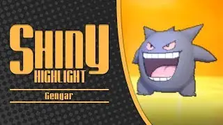 Live Shiny Gengar Reaction Pokemon Ultra Sun and Moon