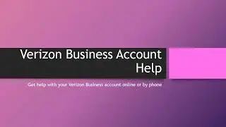 Verizon Business Account Help