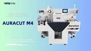 Customized AuraCut M4L digital label die cutter get to 460mm #labelcutter #labelprinting #plotter