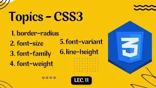 Border radius and font properties in CSS || CSS3 Tutorial #11 || CSS by Rk Developers