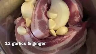 How to make Korean Pork Wrap (BOSAAM)