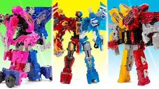 Super10 Dragonius PowerRangers ZenKaiger JuraGaon VrooMagine Asura Mecha Remake Transformation