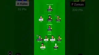ISL vs LAH🏏 PSL MATCH 9MARCH2023 #dream11 #psl #psl2023 #dreamteam#fantasy #cricket #viral#shorts