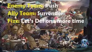 Wild rift fizz | 1 VS 9 Defense | Outplays | Fried Fizz #Shorts