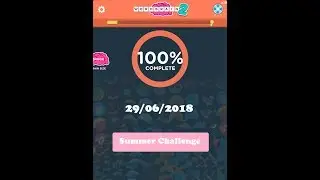 Wordbrain 2 Summer Challenge June 29 2018 | Wordbrain 2 Summer Answers