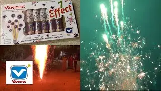 Vanitha fireworks 7 effect full crackling single shot #vanithafireworks #diwali2021 #crackerstesting