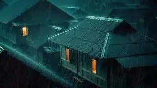 No Ads Rain Sounds for Sleeping – Comforting Rain on Tin Roof for Anxiety Relief