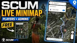 I Built the Live Minimap SCUM Never Had | Free GPS, Squad Tracking & Routes