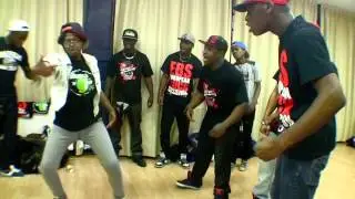 Krump session with KIDEYES happy krump day event KYL Belgium.