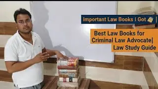 मुझे मिली महत्वपूर्ण कानून की किताबें! Best books of Criminal law / best law books must study 