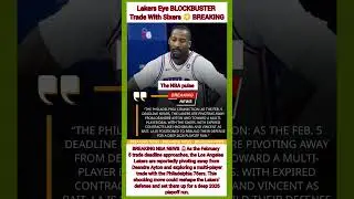 Lakers Eye BLOCKBUSTER Trade With Sixers 😳 BREAKING#nbashorts #nba #basketball #nbaaustralia #sports