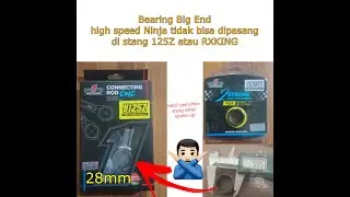 stang seher Forged 125Z, tidak bisa pakai bearing high sped ninja