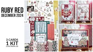 12 Days of Christmas || UNBOXING & 3 Cards || 1 Kit - Love from Lizi