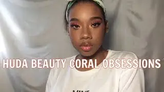 Палитра теней для век HUDA BEAUTY CORAL OBSESSIONS. Первое впечатление