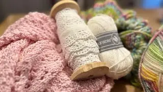 Sommer Ärmelschal KAL Basis Muster  Rücken
