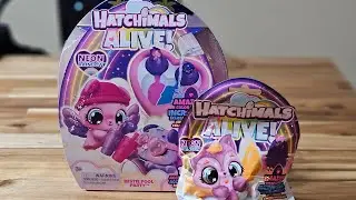 Hatchimals Alive Neon Rainbow Surprise and Bestie Pool Party